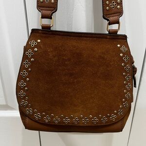 Brown Studded Women's Bag
